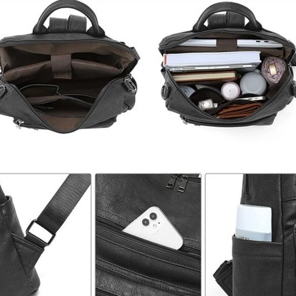 NEW Womens Backpack Vegan Leather with Tassel main image 5